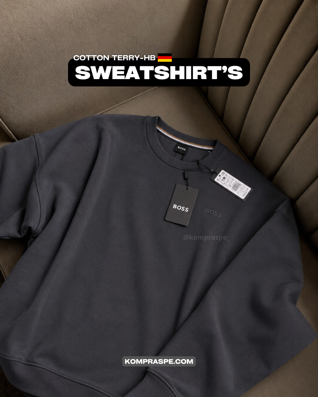 Sweatshirt Crewneck - B0SS