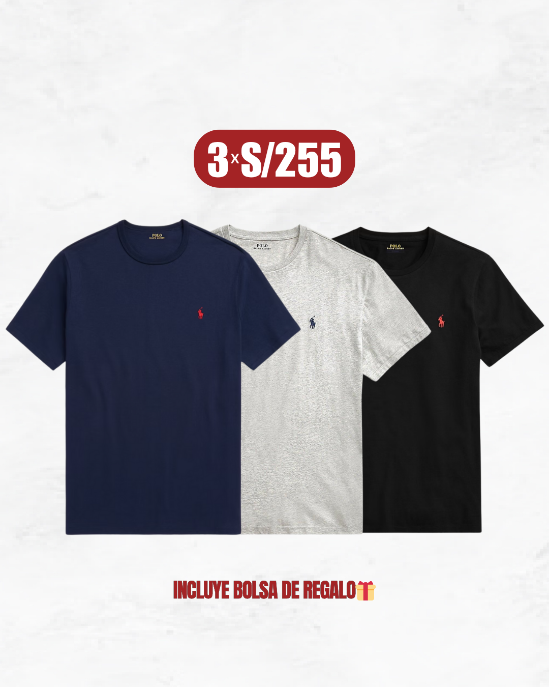 3 x S/255 - POLO RL 🏇🔥